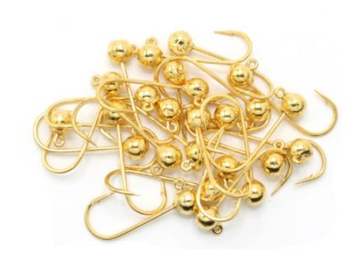 Picture of Challenger Ballhead Salmon/Steelhead Jigs 1/64oz 25pk GOLD