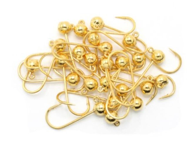 Picture of Challenger Ballhead Salmon/Steelhead Jigs 1/64oz 25pk GOLD